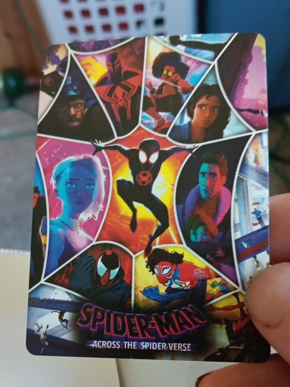 Marvel Gwen Stacy Trading Card - White, Black, Blue